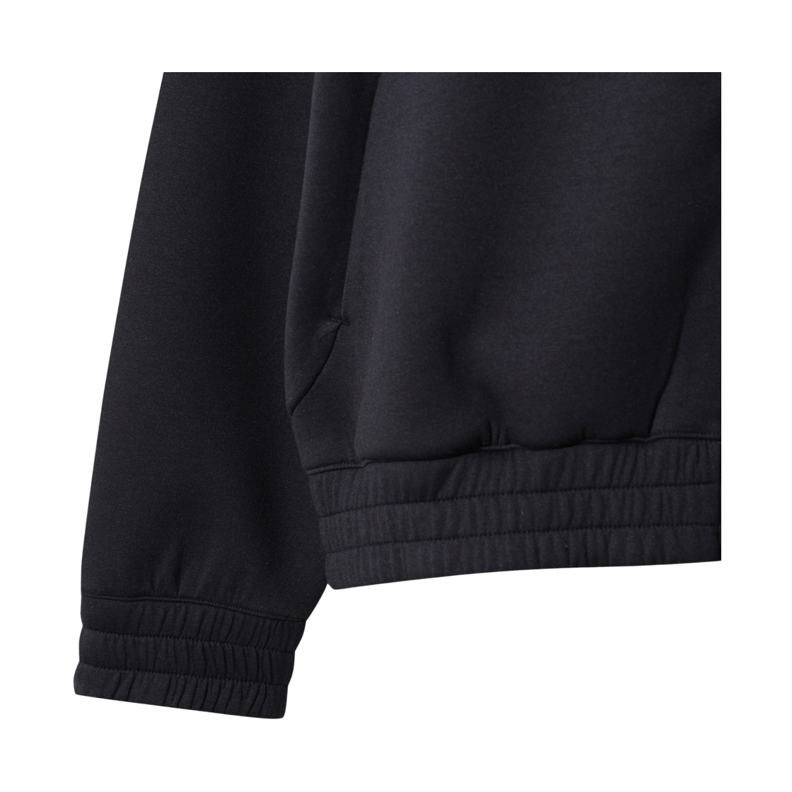 이로 씨디피 쿠션지 풀집업 티셔츠 블랙(Iro Cdp Cushion Fabric Full-Zip T-Shirt Black) - 5