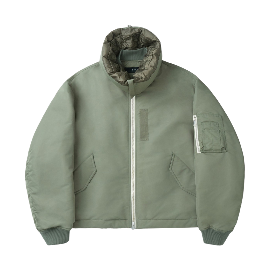 이로 아비우스웨트올메텍스웨트넥 워머 MA-1 항공점퍼 카키(Iro Avius Allmetex Neck Warmer Ma-1 Bomber Jacket Khaki) - 2