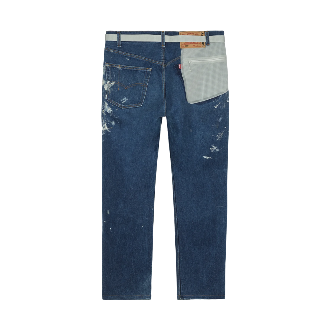 새티스파이 x 리바이스 리포제스드 501 클라임 진 에이지드 블루(Satisfy x Levi's Re‑Possessed 501 Climb Jeans Aged Blue) - 6