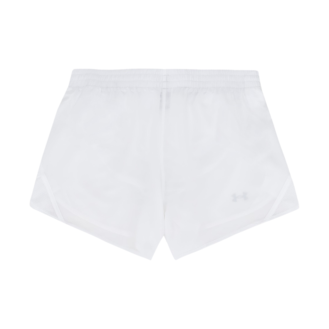 (W) 언더아머 플라이 바이 3인치 쇼츠 화이트((W) Under Armour Fly-By 3 Inch Shorts White) - 2