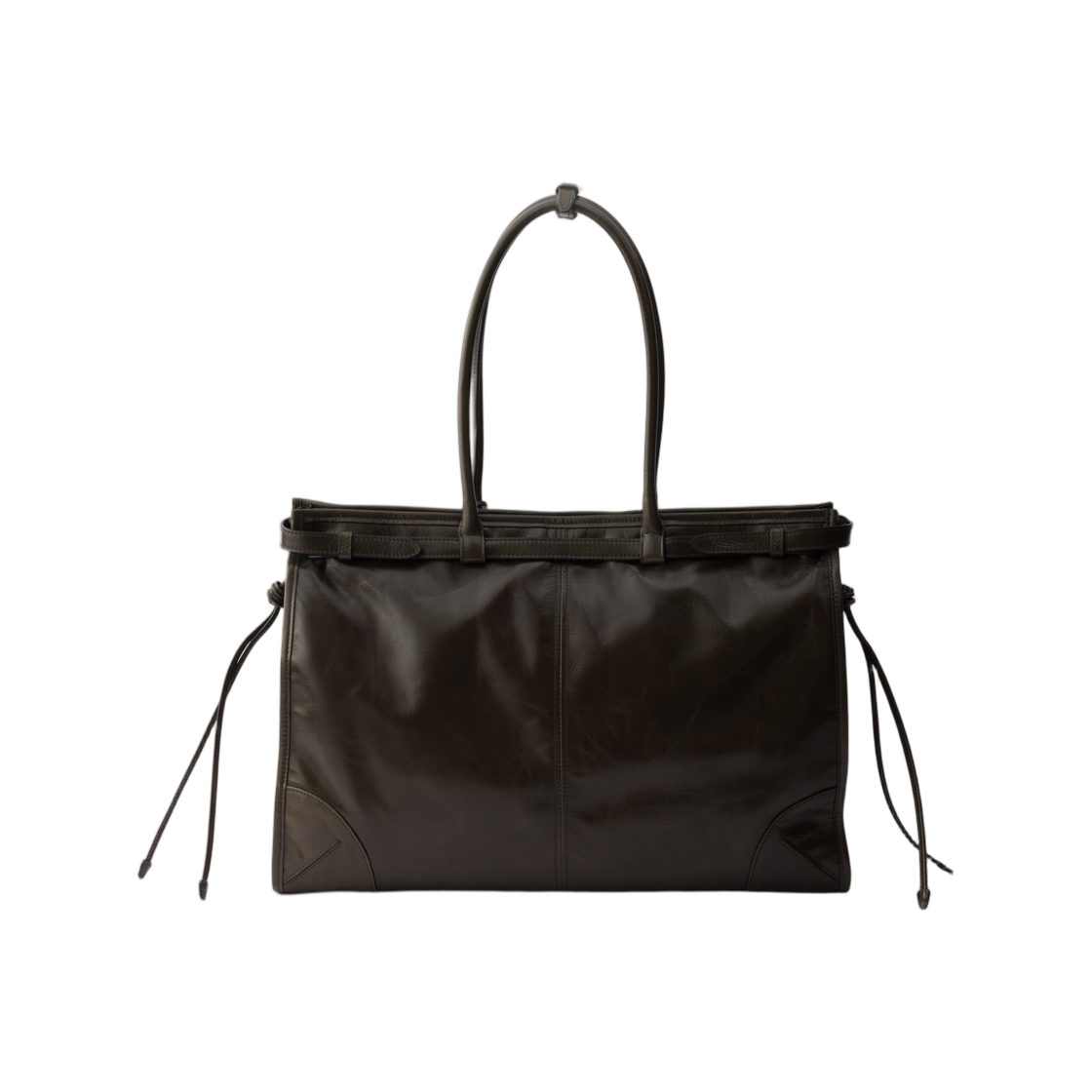 프라다 보니 엑스트라 라지 레더 백 포레스트(Prada Bonnie Extra-Large Leather Bag Forest) - 2