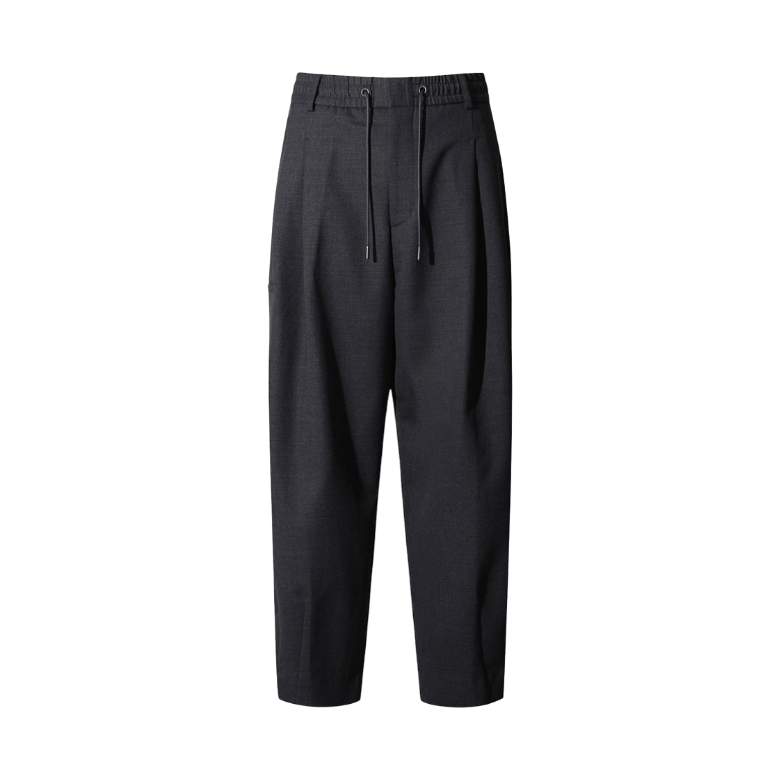 이로 레제 울혼방 벌룬핏 팬딩 슬랙스웨트블랙(Iro Leger Wool Blend Balloon Fit Banding Slacks Black) - 1