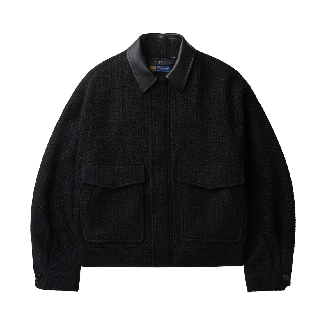 이로 미스웨트르 트위드 카라 자켓 블랙(Iro Mysrere Tweed Collar Jacket Black) - 1