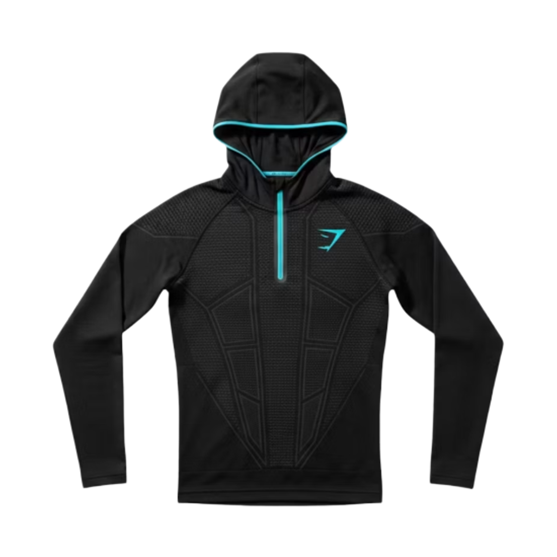 짐샤크 오닉스 V1 후드 블랙 오닉스 그레이(Gymshark Onyx V1 Hoodie Black Onyx Grey)