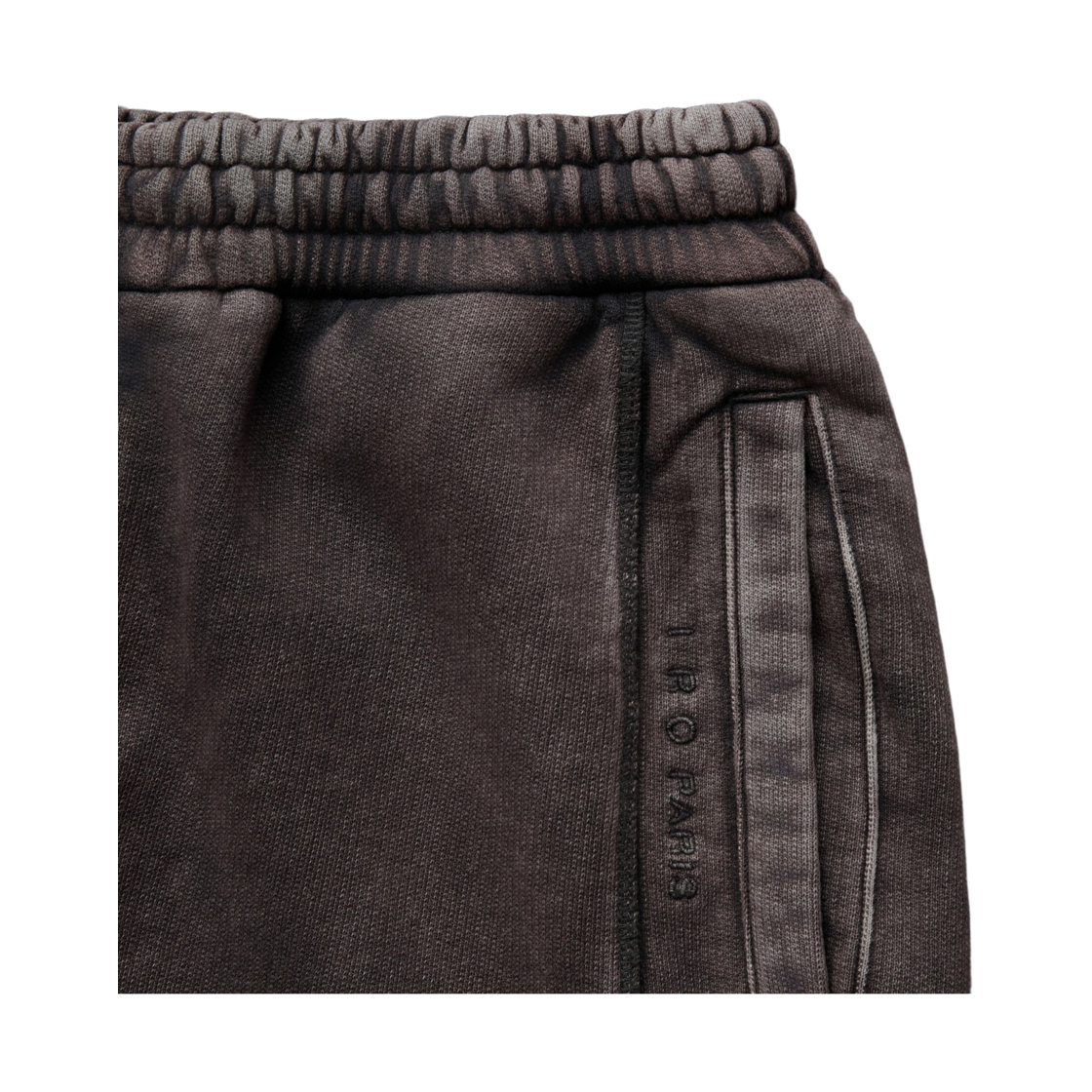 이로 판 가먼트다잉 스웨트트 팬츠 다크 그레이(Iro Fane Garment Dyed Sweat Pants Dark Gray) - 5