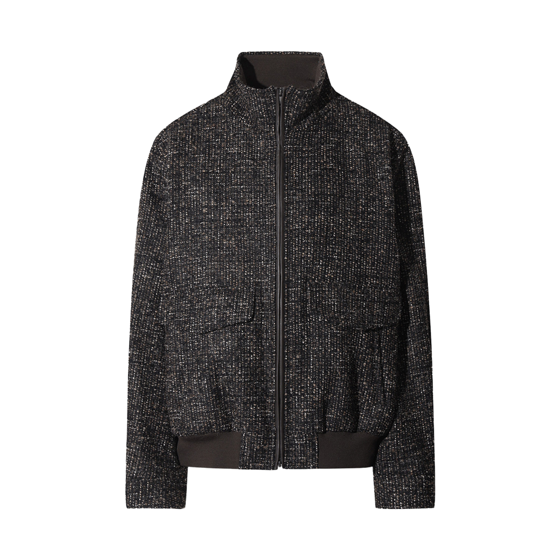 이로 마르키 하이넥 트위드 자켓 브라운(Iro Marquis Tweed High Neck Jacket Brown)