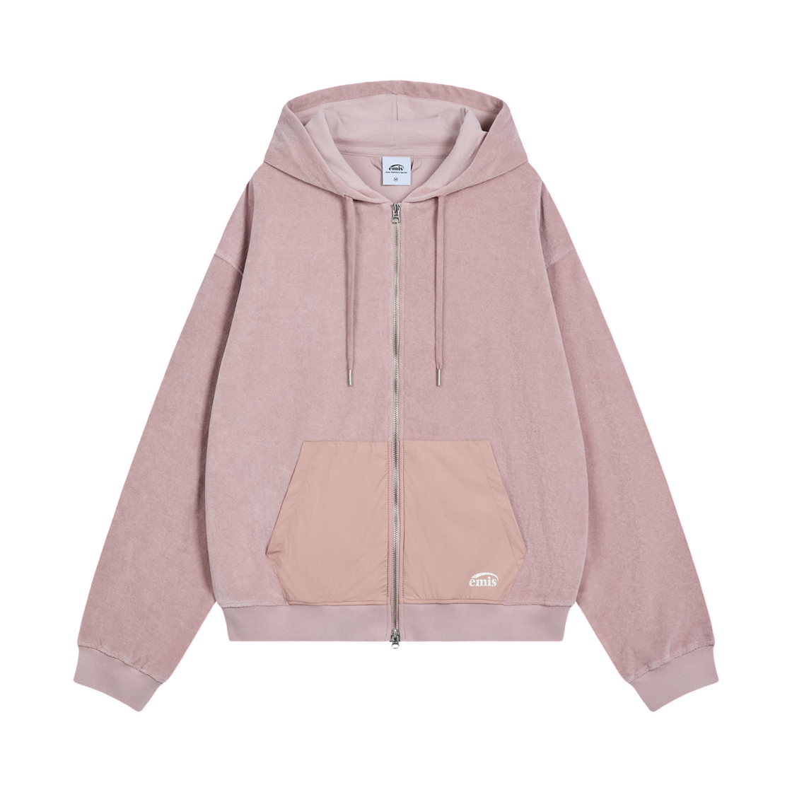 - Emis Terry Hood Jumper Pink