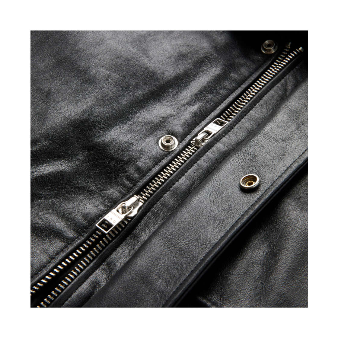 이로 오렌세 양가죽 카라 탈부착 항공 점퍼 블랙(Iro Orense Detachable Lambskin Collar Ma-1 Bomber Jacket Black) - 5