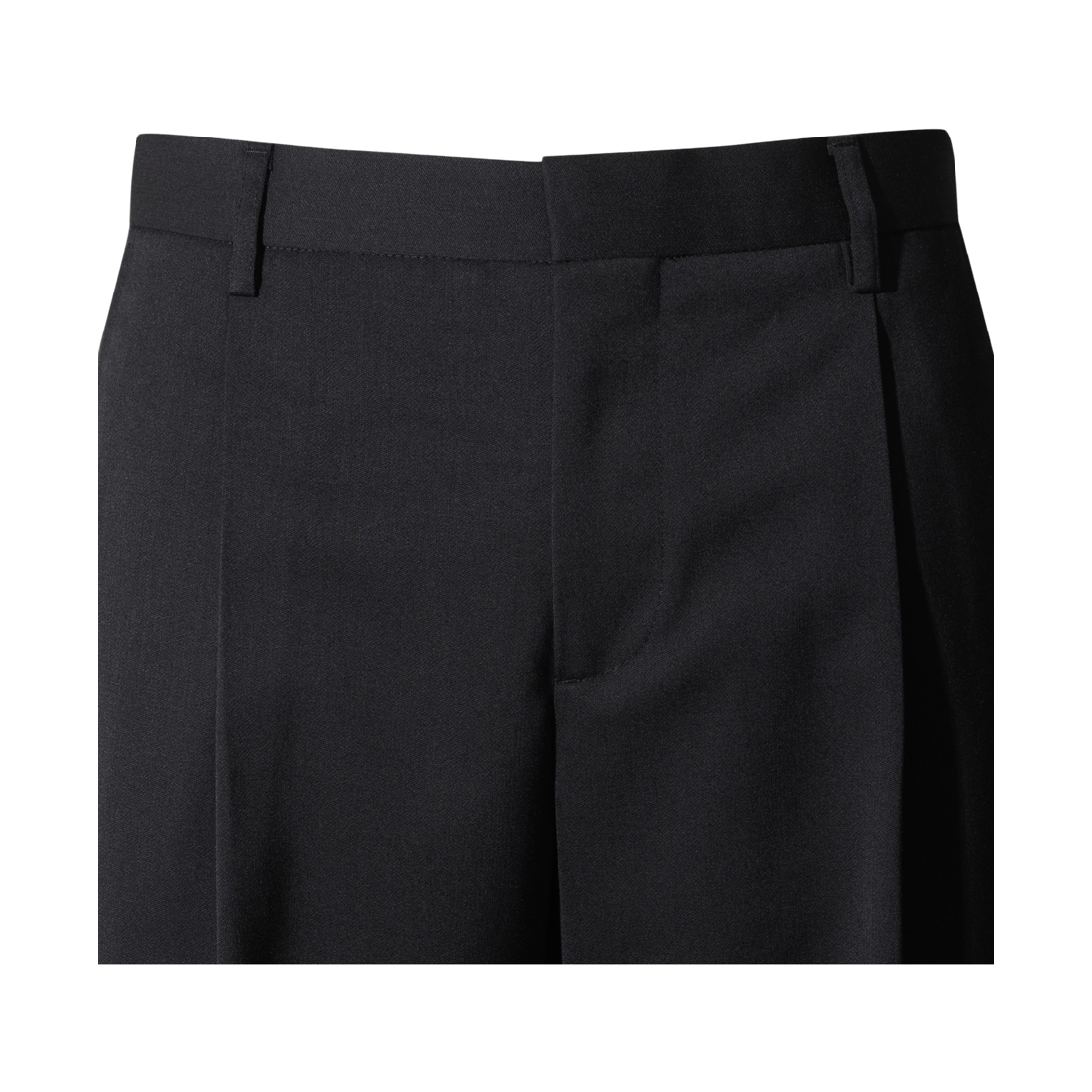 이로 드루아 울혼방 스웨트레이트핏 슬랙스웨트블랙(Iro Droit Wool Blend Straight Fit Slacks Black) - 4