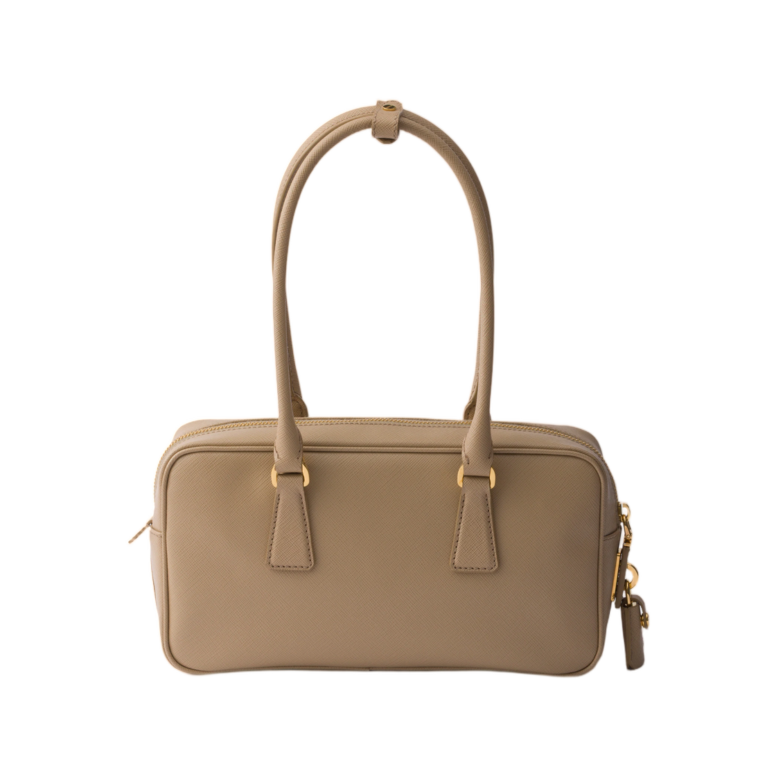 프라다 스몰 사피아노 레더 탑 핸들 백 샌드 베이지(Prada Small Saffiano Leather Top-Handle Bag Sand Beige) - 2