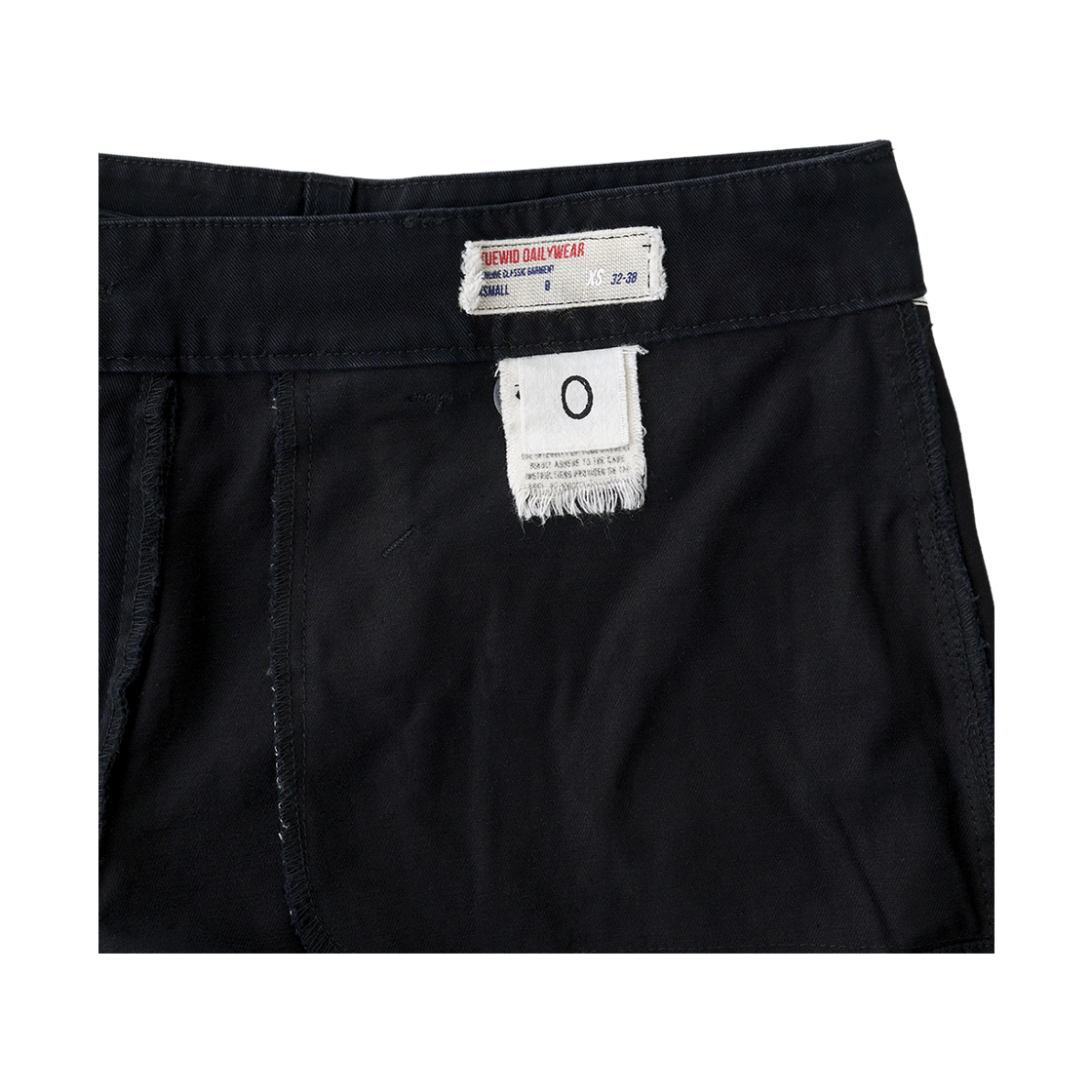투위드 유틸리티 마이크로 쇼츠팬츠 블랙(Tuewid 004 Washed Utility Micro Shorts In Black) - 3