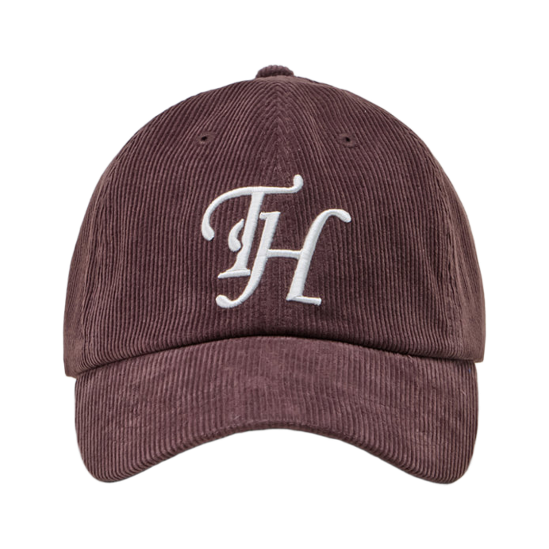 THUBC00356BRD Traffic Harmony Corduroy TH Logo Deep Fit Ball Cap Brown