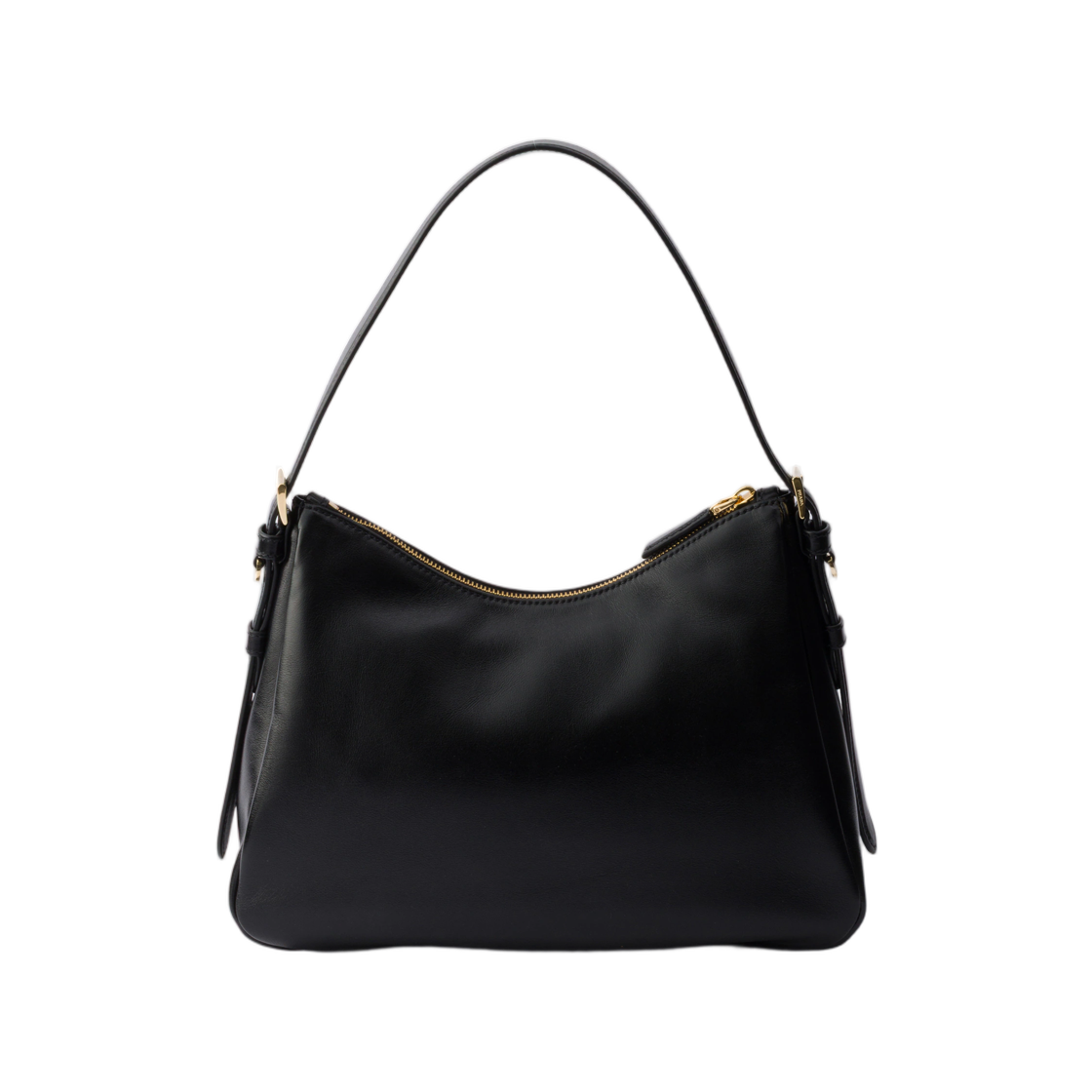 프라다 에이미 미디움 레더 숄더백 블랙(Prada Aimee Medium Leather Shoulder Bag Black) - 2