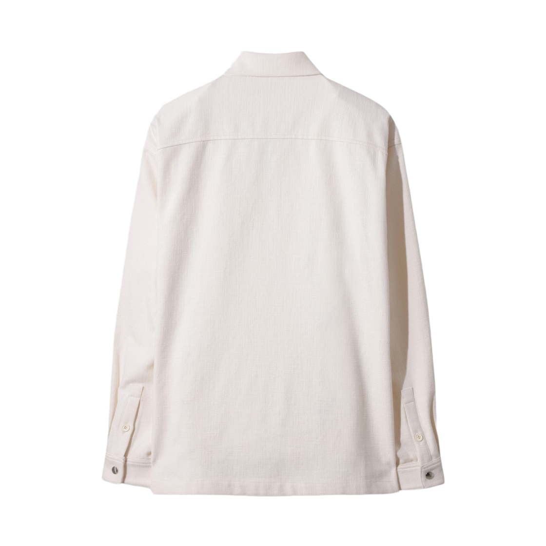 이로 에퓌르 울 미니멀 짚업 셔츠 화이트(Iro Epure Wool Minimal Zip-Up Shirt White) - 3
