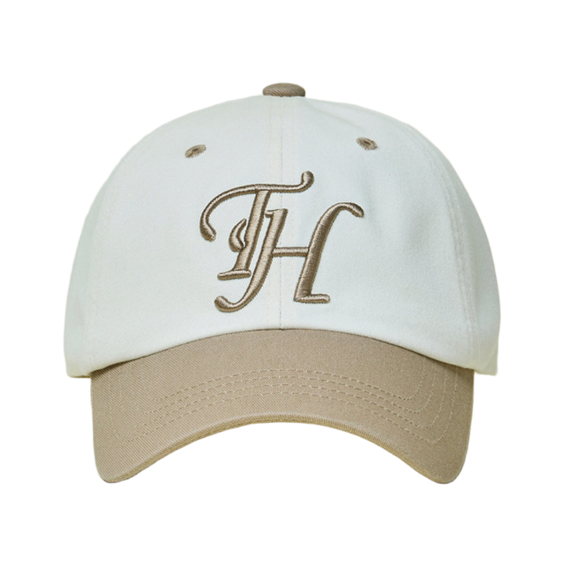 THUBC00251BGD Traffic Harmony TH Logo Low Fit Ball Cap Ivory & Beige
