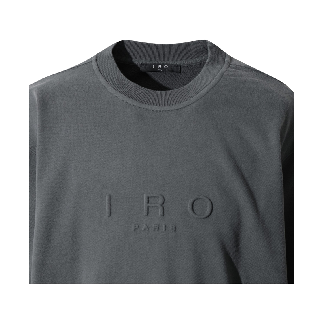 이로 솔랑 이로 엠보 로고 스웨트셔츠 그레이(Iro Solan Iro Embossed Logo Sweatshirt Gray) - 4