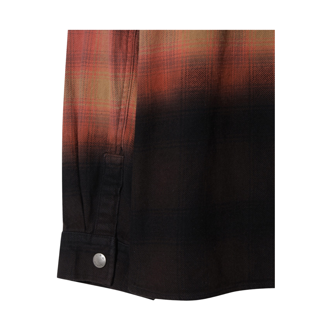 이로 에카유 페이딩 체크 셔츠 레드(Iro Ecaille Fading Check Shirt Red) - 5