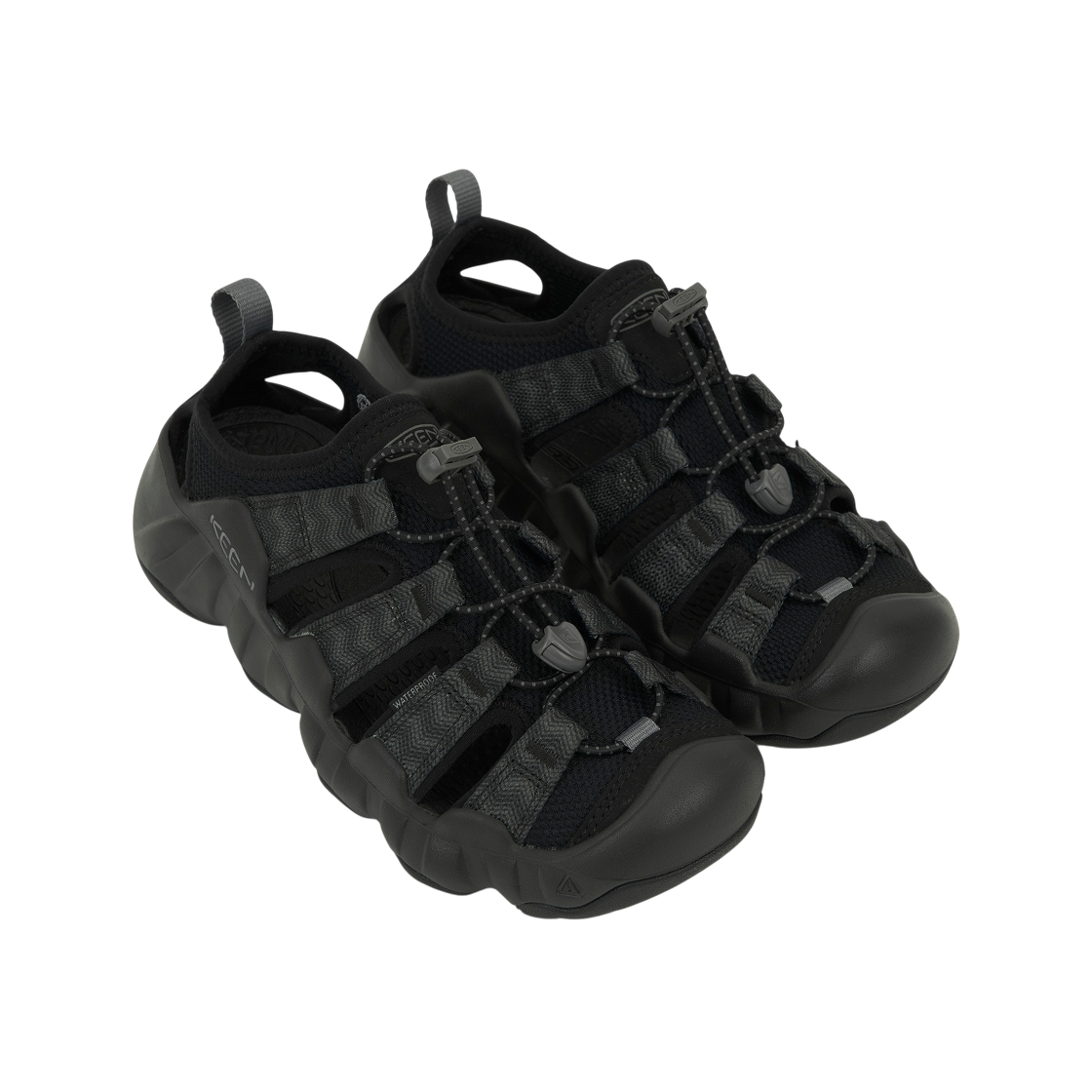 (W) 킨 하이퍼포트 H2 샌들 블랙 스틸 그레이((W) Keen Hyperport H2 Sandal Black Steel Grey) - 4