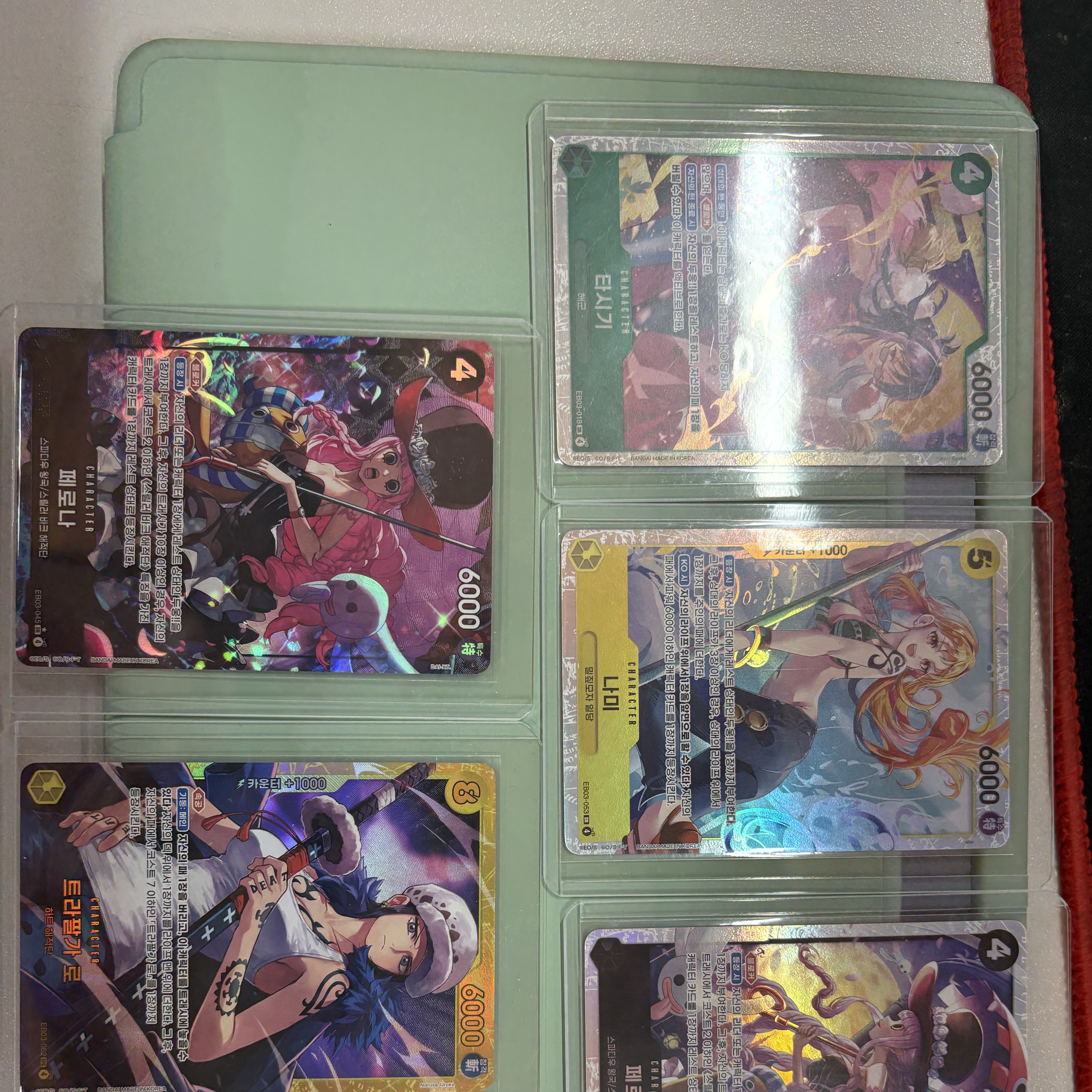 One Piece TCG EBK-03 Extra Booster One Piece Heroines Edition Box (Pack of 24/Korean Ver.) 착용 스타일