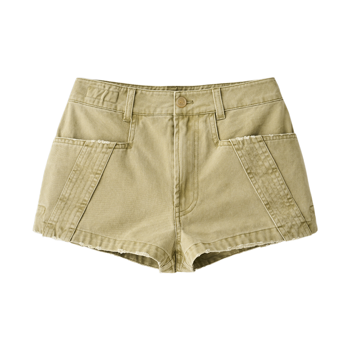 투위드 유틸리티 마이크로 쇼츠팬츠 디설트(Tuewid 004 Washed Utility Micro Shorts In Desert) - 1