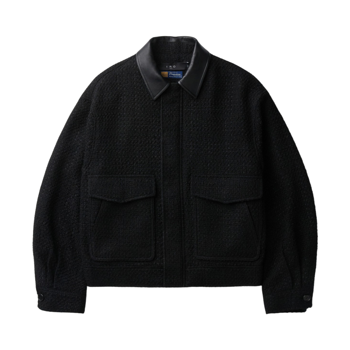이로 미스웨트르 트위드 카라 자켓 블랙(Iro Mysrere Tweed Collar Jacket Black) - 2
