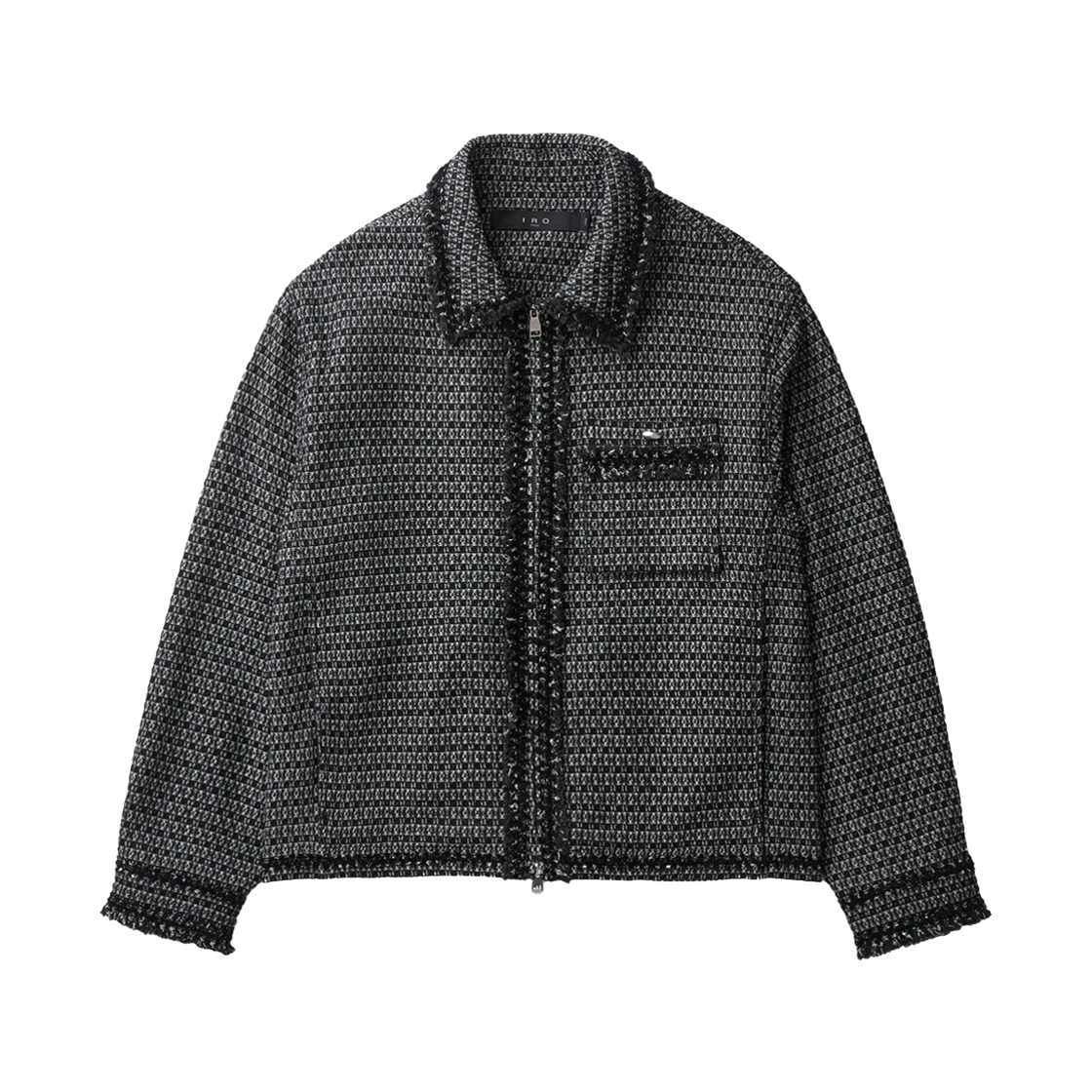 이로 바스웨트 트위드 데님 자켓 블랙(Iro Bascule Tweed Denim Jacket Black)