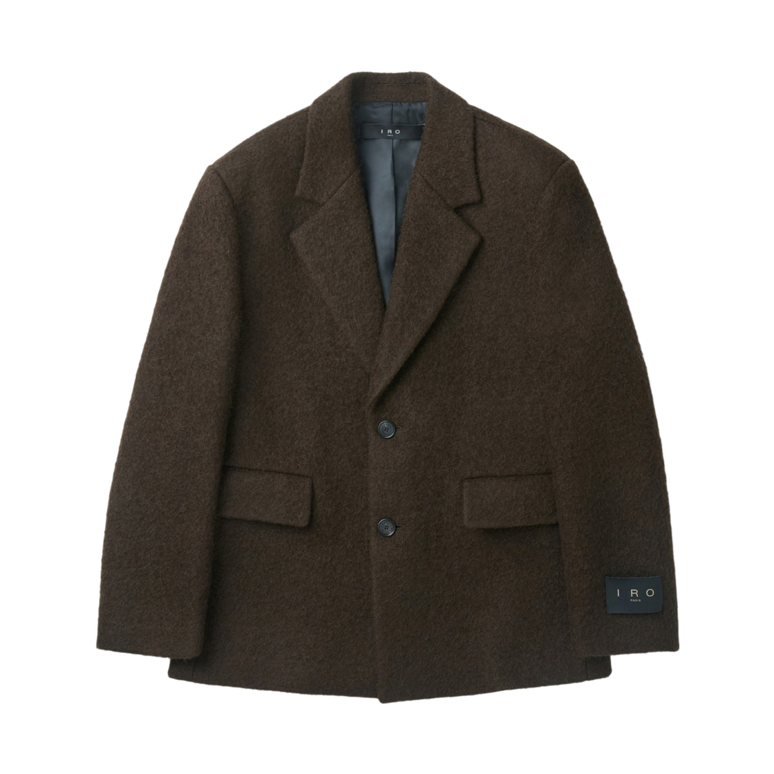 이로 미스웨트랄 헤어리 울 투버튼 자켓 브라운(Iro Mistral Hairy Wool Two Button Jacket Brown) - 2