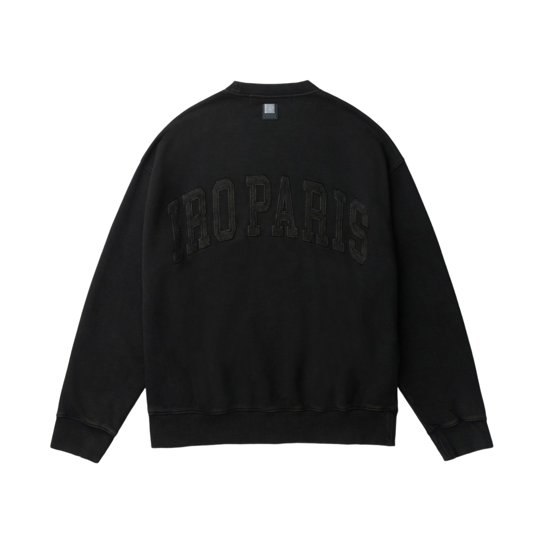 이로 누아르쇠르 백로고 아트웍 다잉 맨투맨 블랙(Iro Noirceur Back Logo Artwork Dyeing Sweatshirt Black) - 3