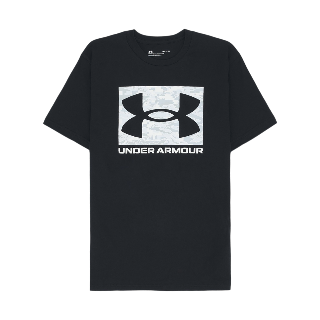 1361673-001 Under Armour ABC Camo Boxed Logo Short Sleeve Black White