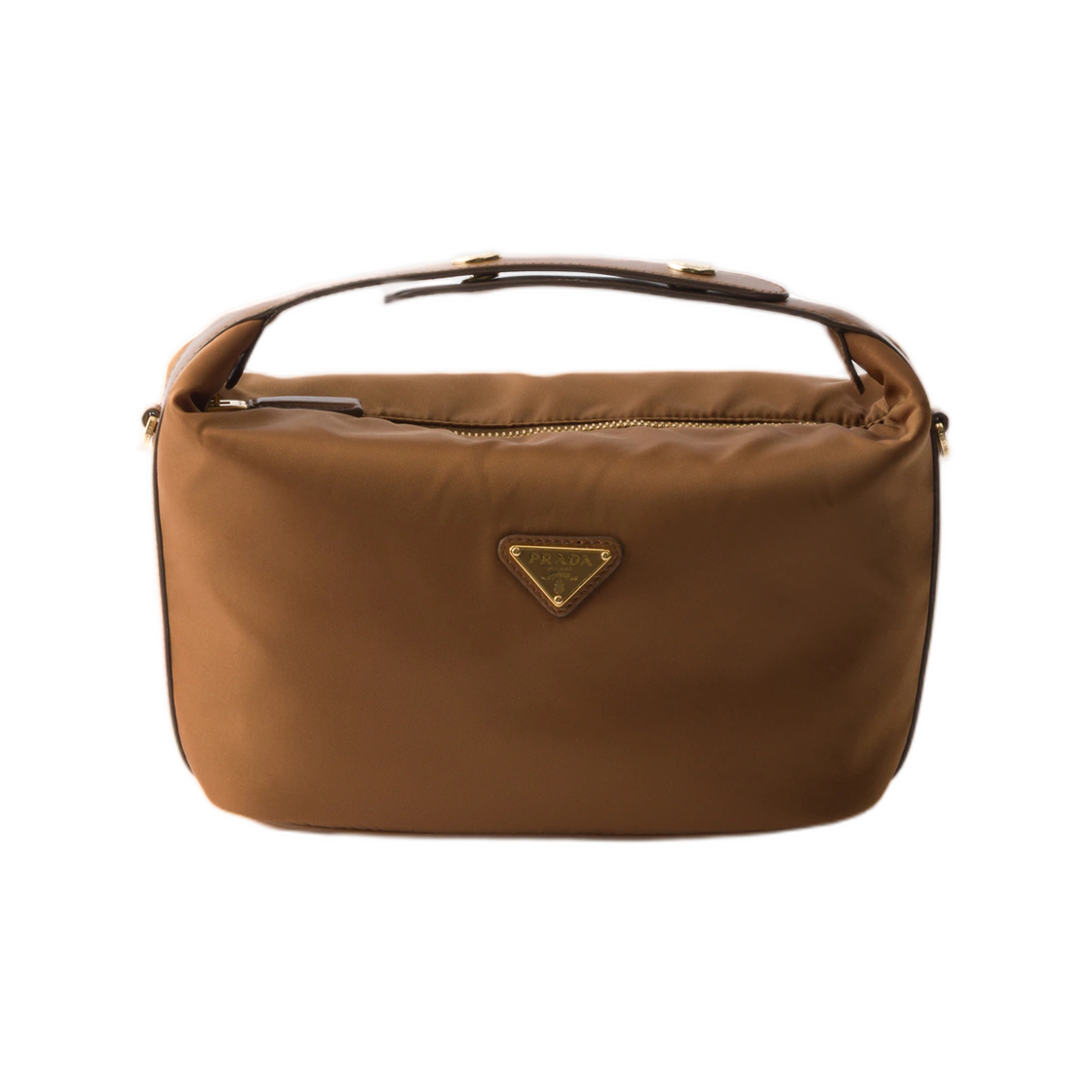 1BC302-RDLN-F0134 Prada Cherie Re-Nylon Mini-Bag Brandy