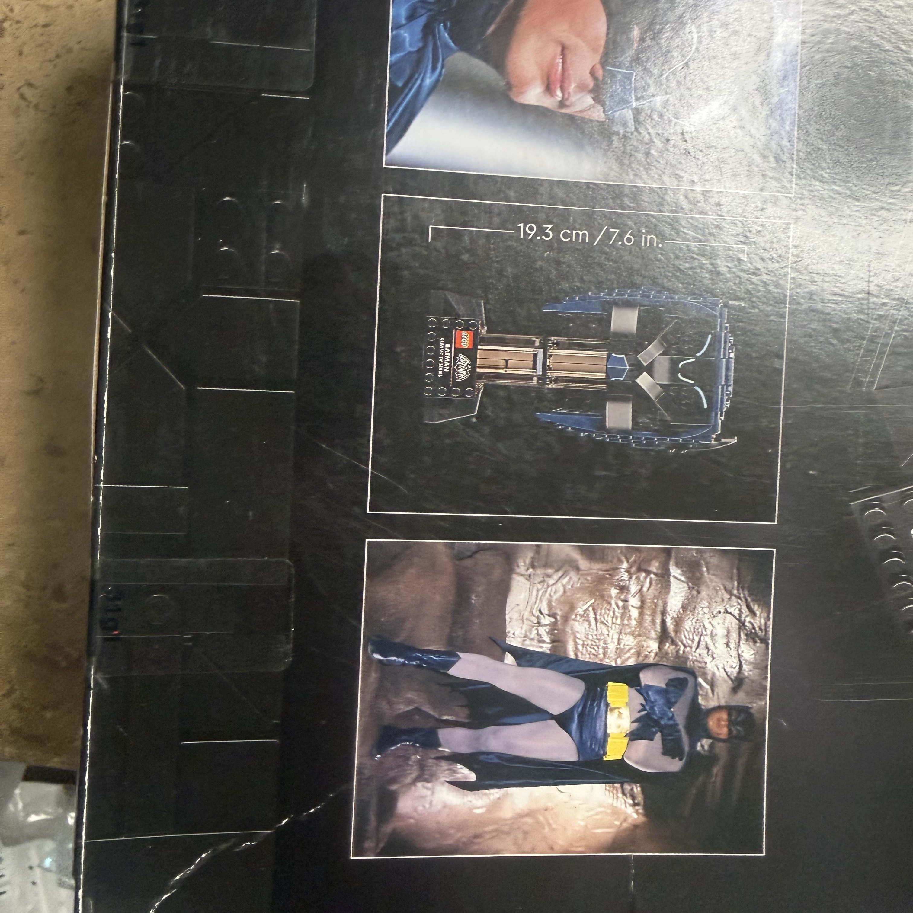 Lego DC Comics Classic TV Series Batman Cowl 착용 스타일