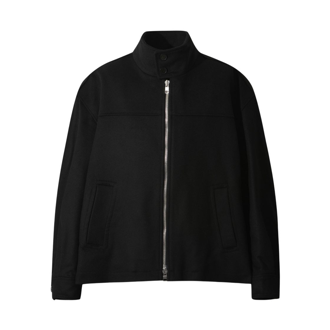 이로 가브리엘로 울 오버핏 하프 코트 블랙(Iro Gabrielo Wool Oversized Half Coat Black) - 2
