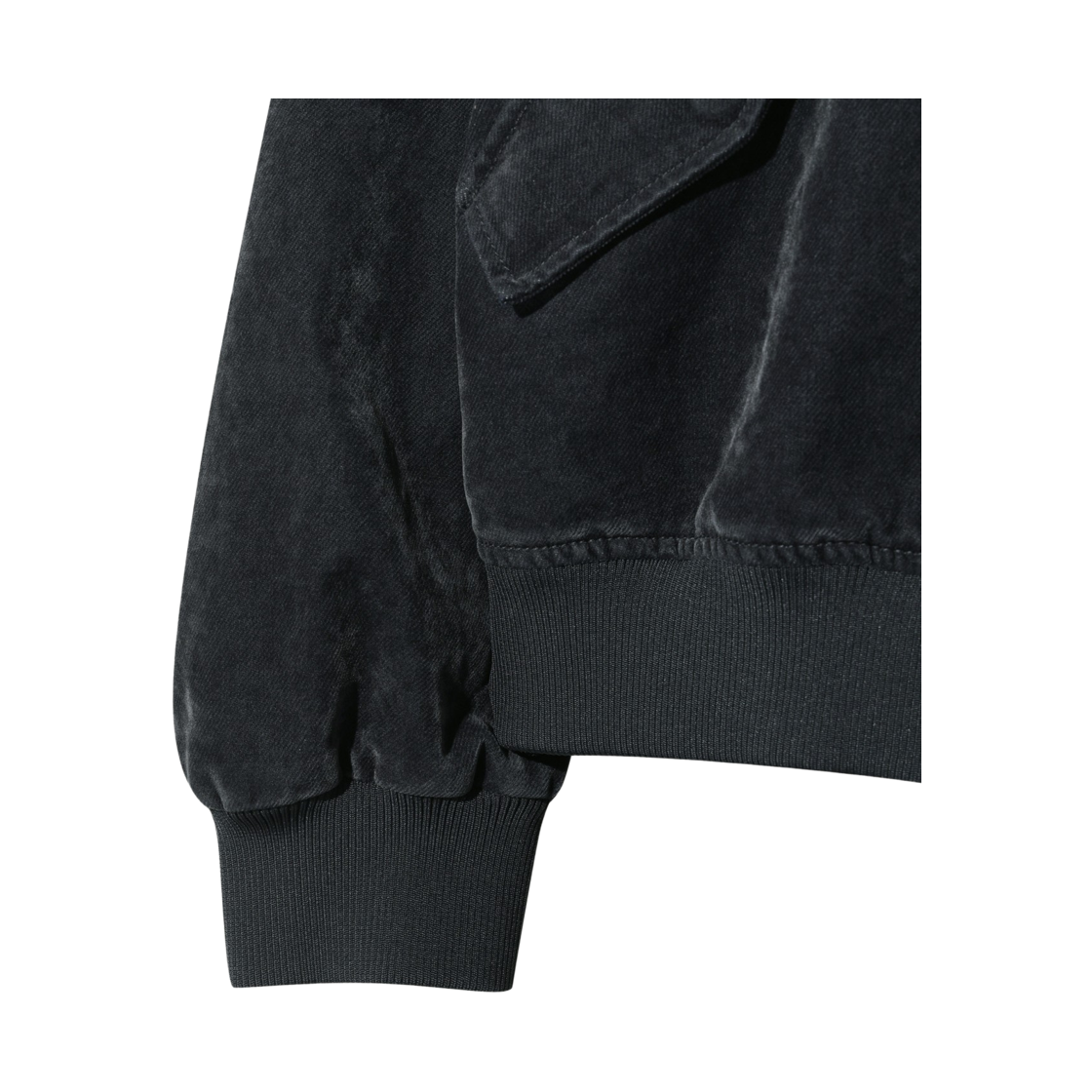 이로 볼 벨벳 MA-1 항공점퍼 다크 그레이(Iro Vol Velvet Ma-1 Bomber Jacket Dark Gray) - 6