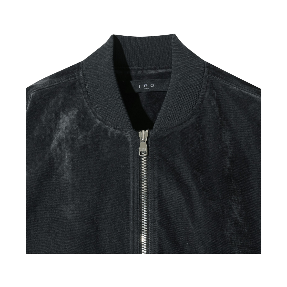 이로 볼 벨벳 MA-1 항공점퍼 다크 그레이(Iro Vol Velvet Ma-1 Bomber Jacket Dark Gray) - 4