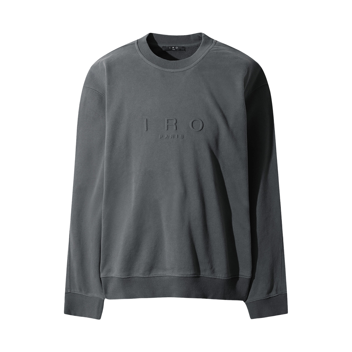 이로 솔랑 이로 엠보 로고 스웨트셔츠 그레이(Iro Solan Iro Embossed Logo Sweatshirt Gray)