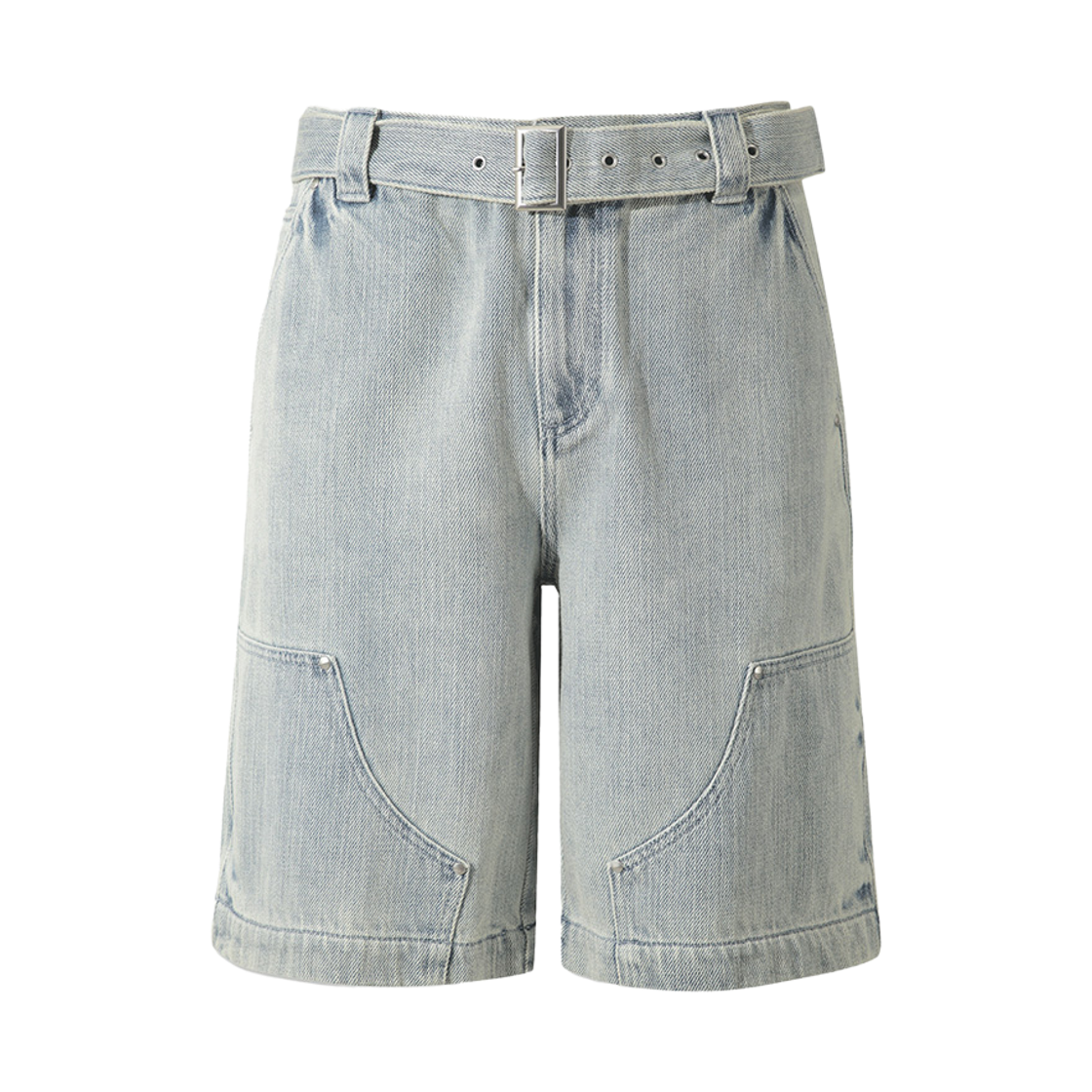 IRPOA25024BUX Iro Alery Washed Denim Shorts Blue
