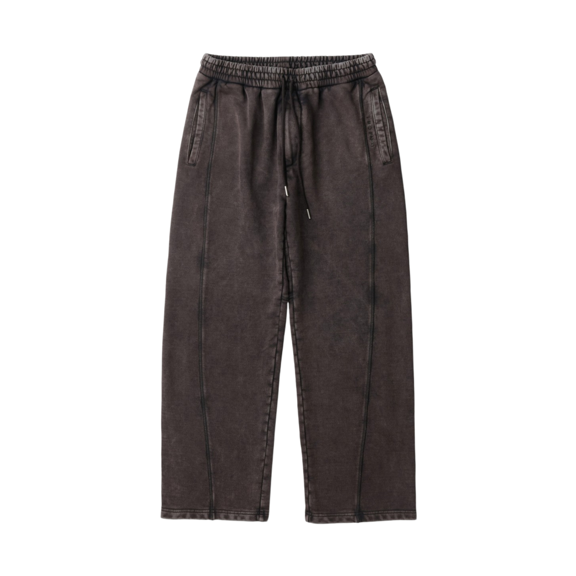 이로 판 가먼트다잉 스웨트트 팬츠 다크 그레이(Iro Fane Garment Dyed Sweat Pants Dark Gray) - 2