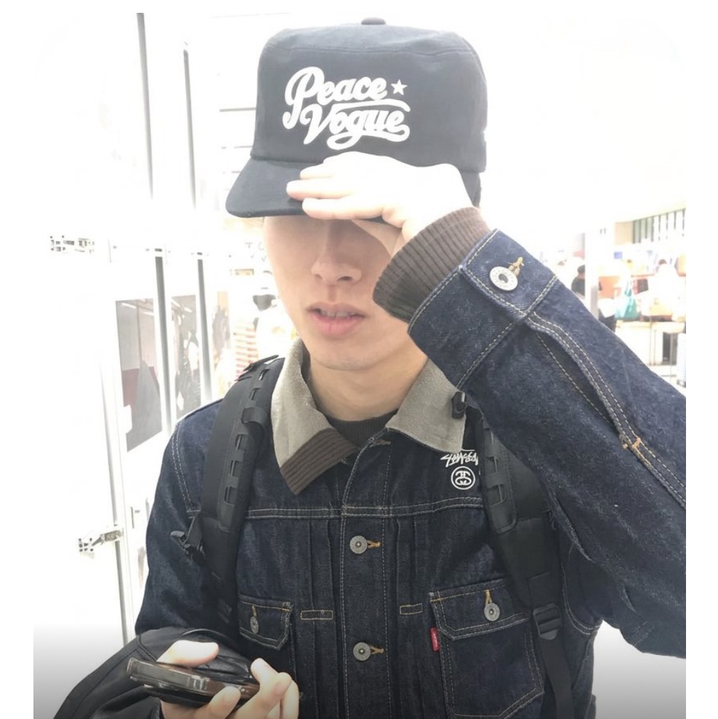 Collect Pieces Three 5 Panel Cap Black, Nike x Stussy Washed Fleece Pants Black (FN5235-010) 착용 스타일 - 4