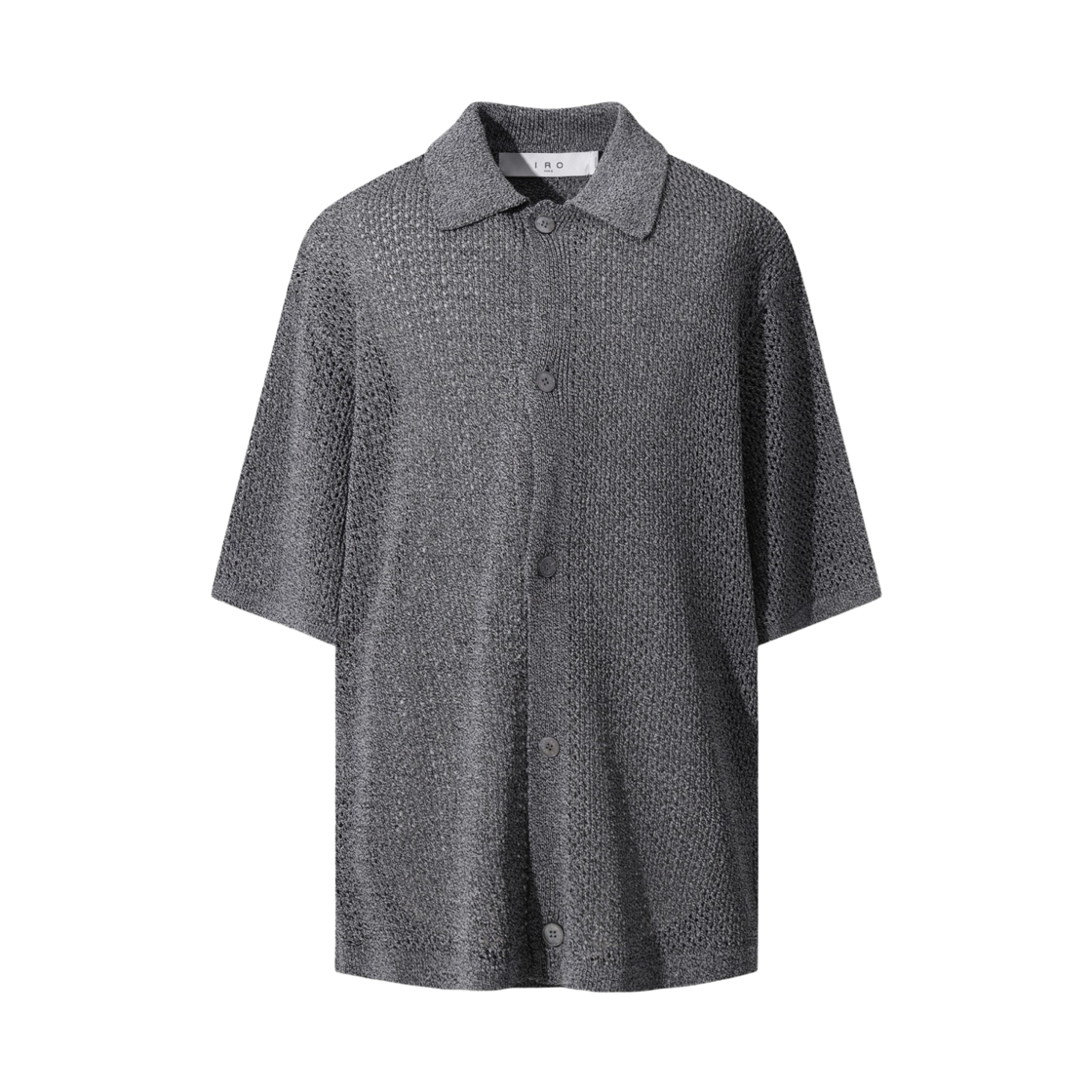 이로 엠버 반팔 카라 가디건 블랙(Iro Ember Short Sleeve Collar Cardigan Black) - 2