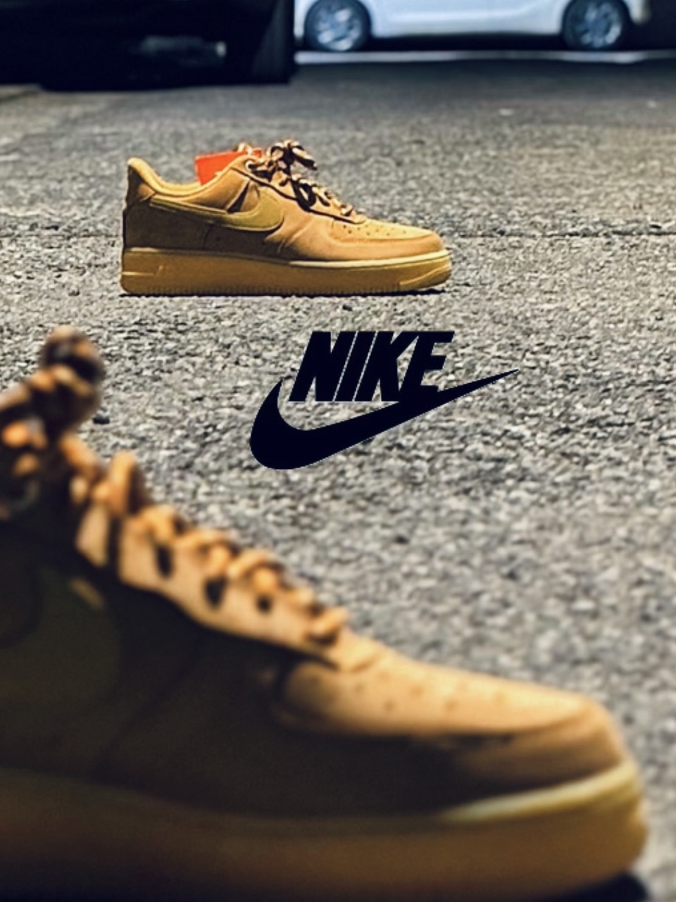 Nike Air Force 1 '07 WB Flax 착용 스타일