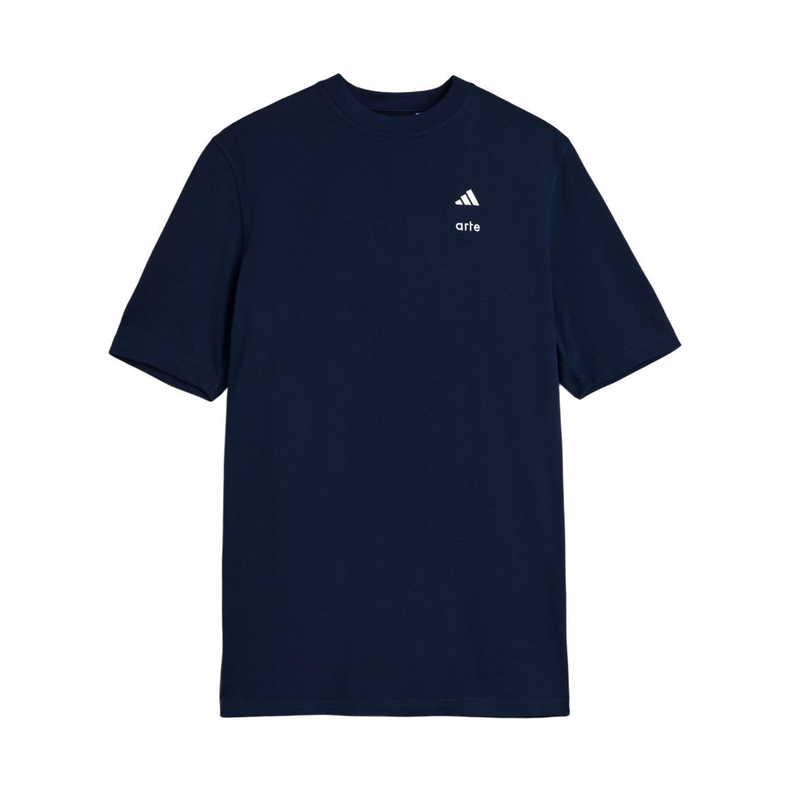 KT2991 Adidas x Arte Antwerp Graphic T-Shirt Collegiate Navy Off White - KR Sizing