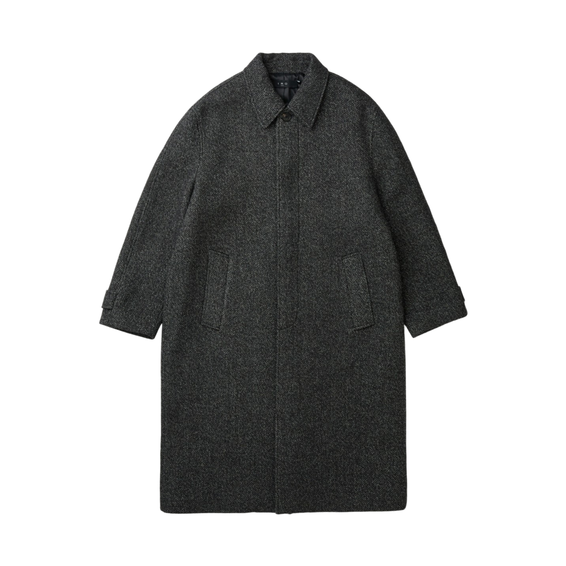 이로 푀트르 멜란지 울 발마칸 롱코트 그레이(Iro Feutre Melange Wool Balmacaan Long Coat Gray) - 3
