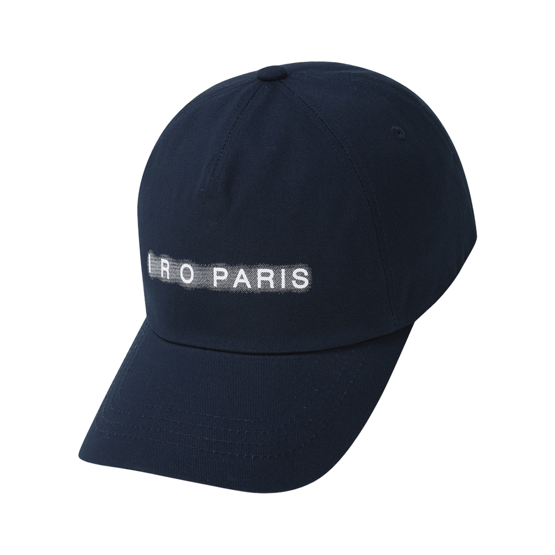 이로 닷 코튼 스웨트레이 로고 볼캡 네이비(Iro Dot Cotton Spray Logo Ball Cap Navy) - 1