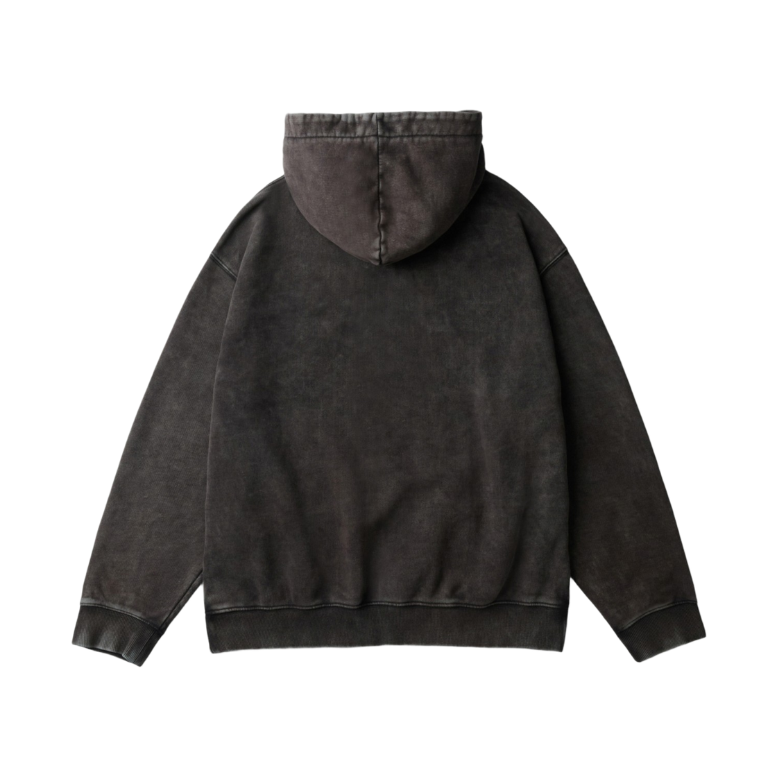 이로 뉘아주 로고 아플리케 다잉 후디 다크 그레이(Iro Nuage Logo Applique Dyeing Hoodie Dark Gray) - 3