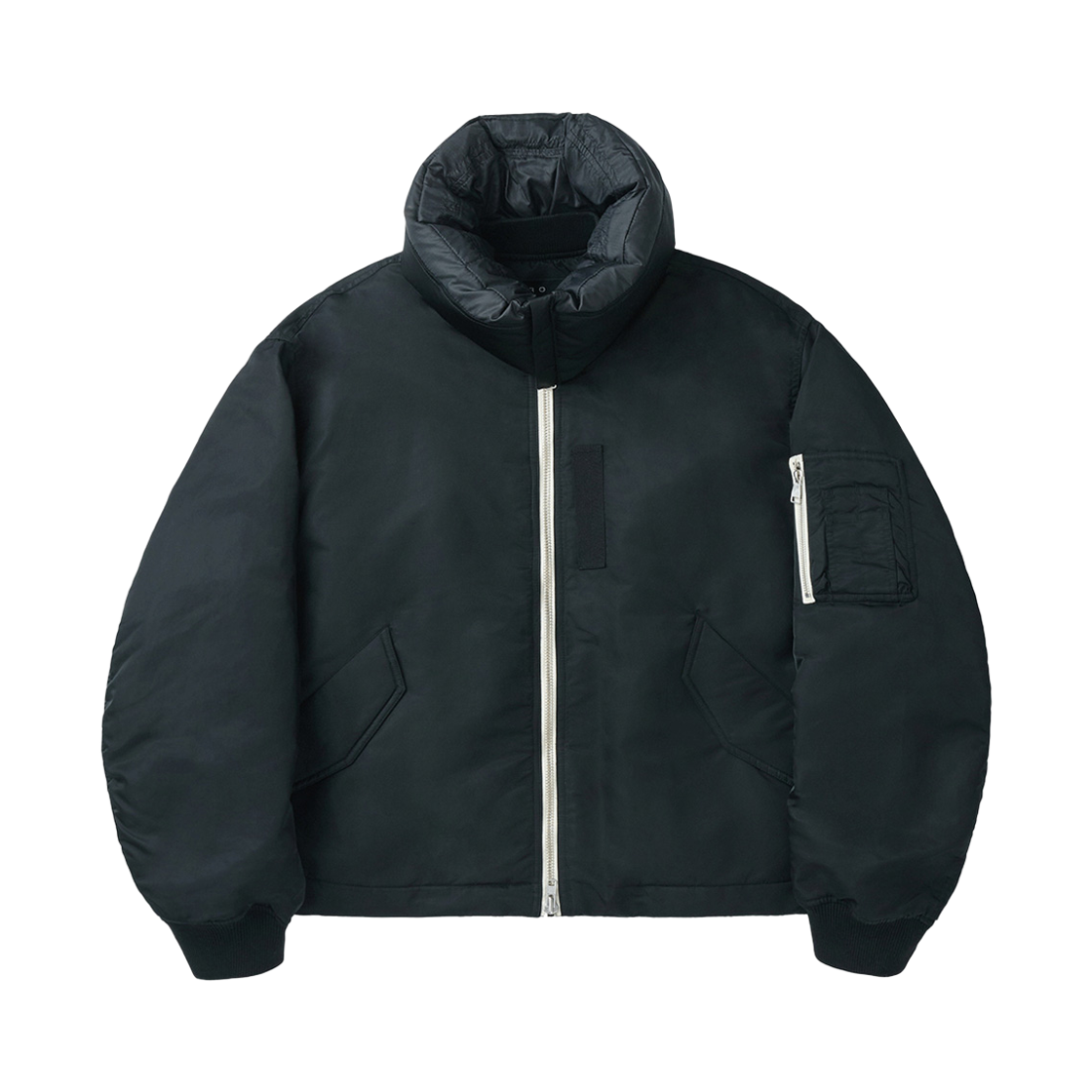이로 아비우스웨트넥 워머 MA-1 항공점퍼 블랙(Iro Avius Neck Warmer Ma-1 Bomber Jacket Black)