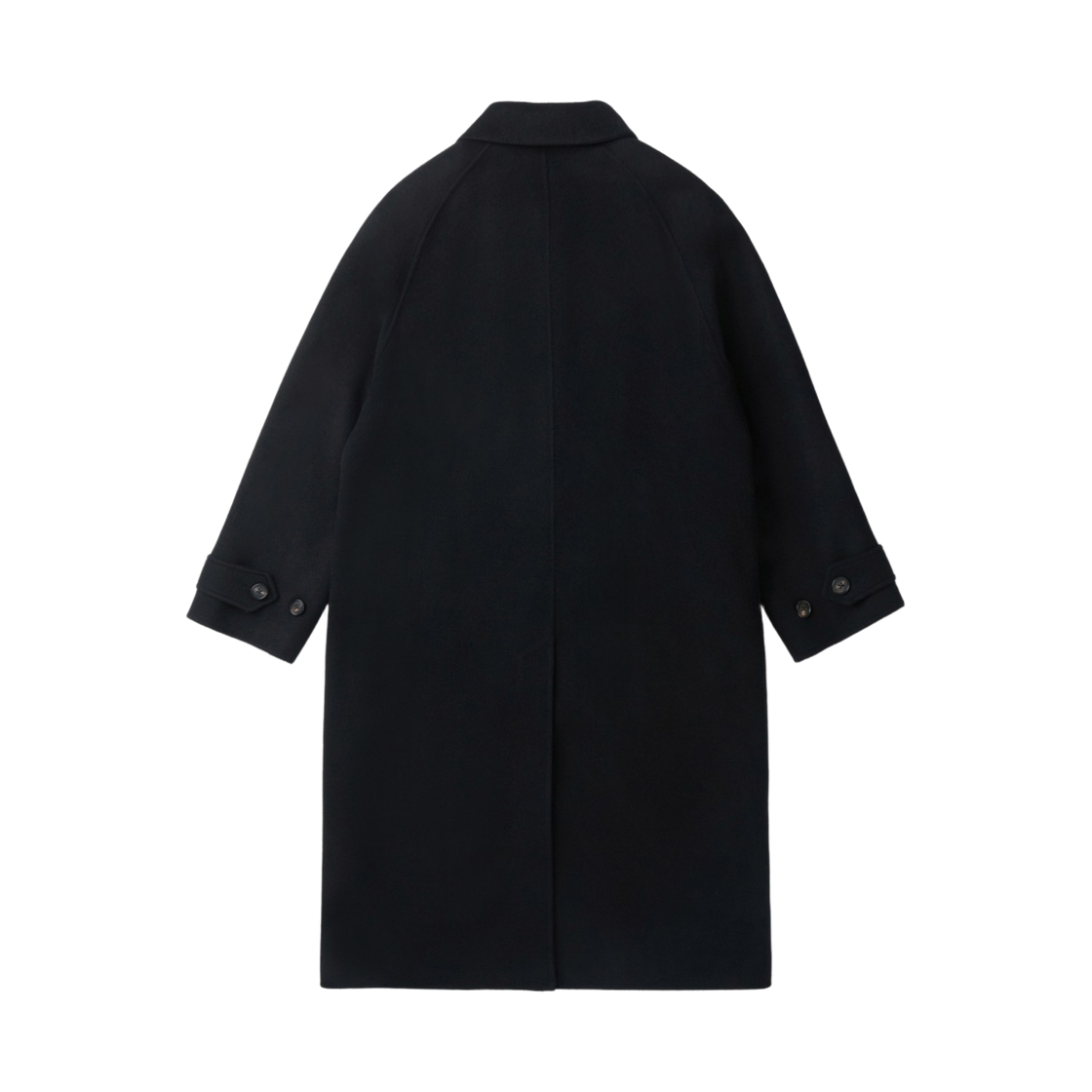 이로 푀트르 캐시미어 블랜드 핸드메이드 발마칸 롱코트 블랙(Iro Feutre Cashmere Blend Handmade Balmacaan Long Coat Black) - 3