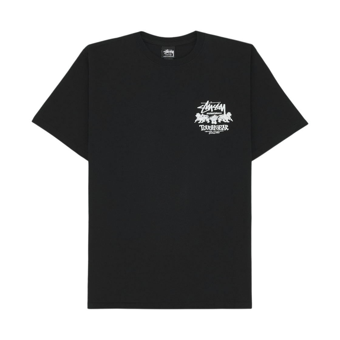 스투시 터프 기어 인터내셔널 티셔츠 블랙(Stussy Tough Gear International T-Shirt Black) - 2