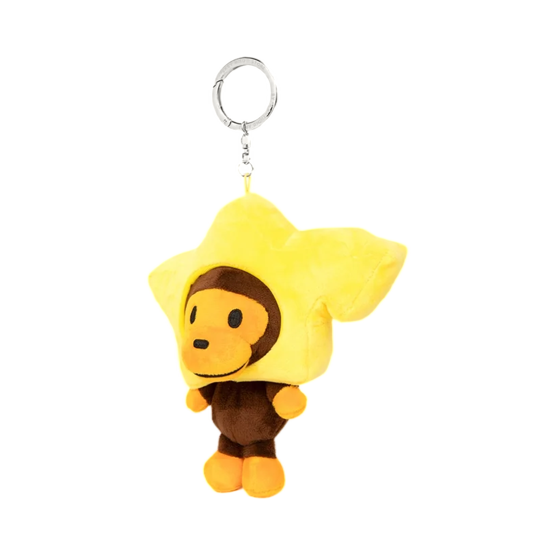 베이프 베이비 마일로 스타 플러시 인형 키체인 15cm 옐로우(BAPE Baby Milo Sta Plush Doll Keychain 15cm Yellow) - 2