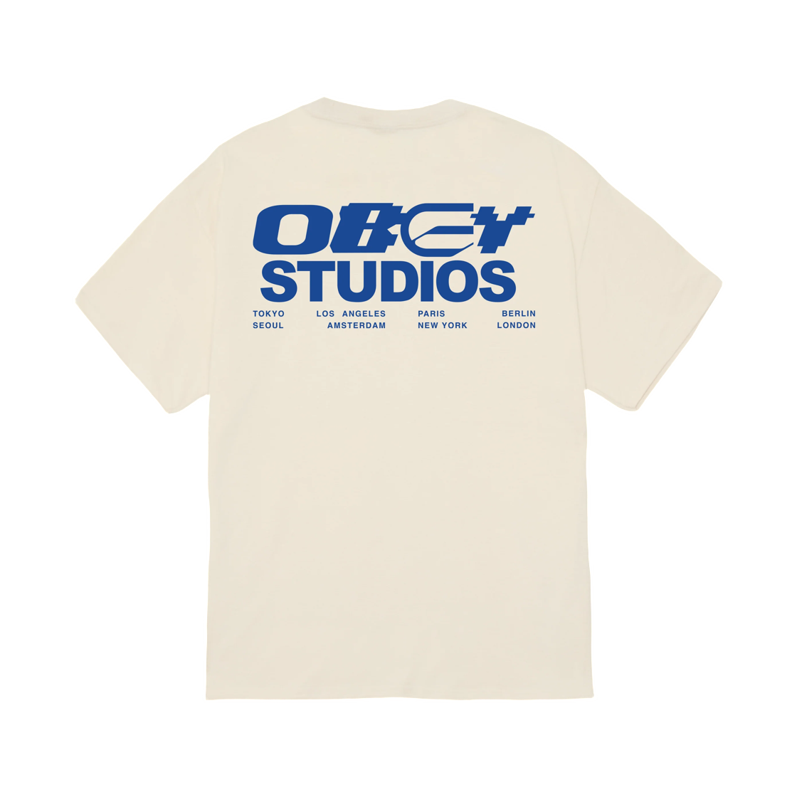 165264435 Obey Design Studios Classic T-Shirt Cream