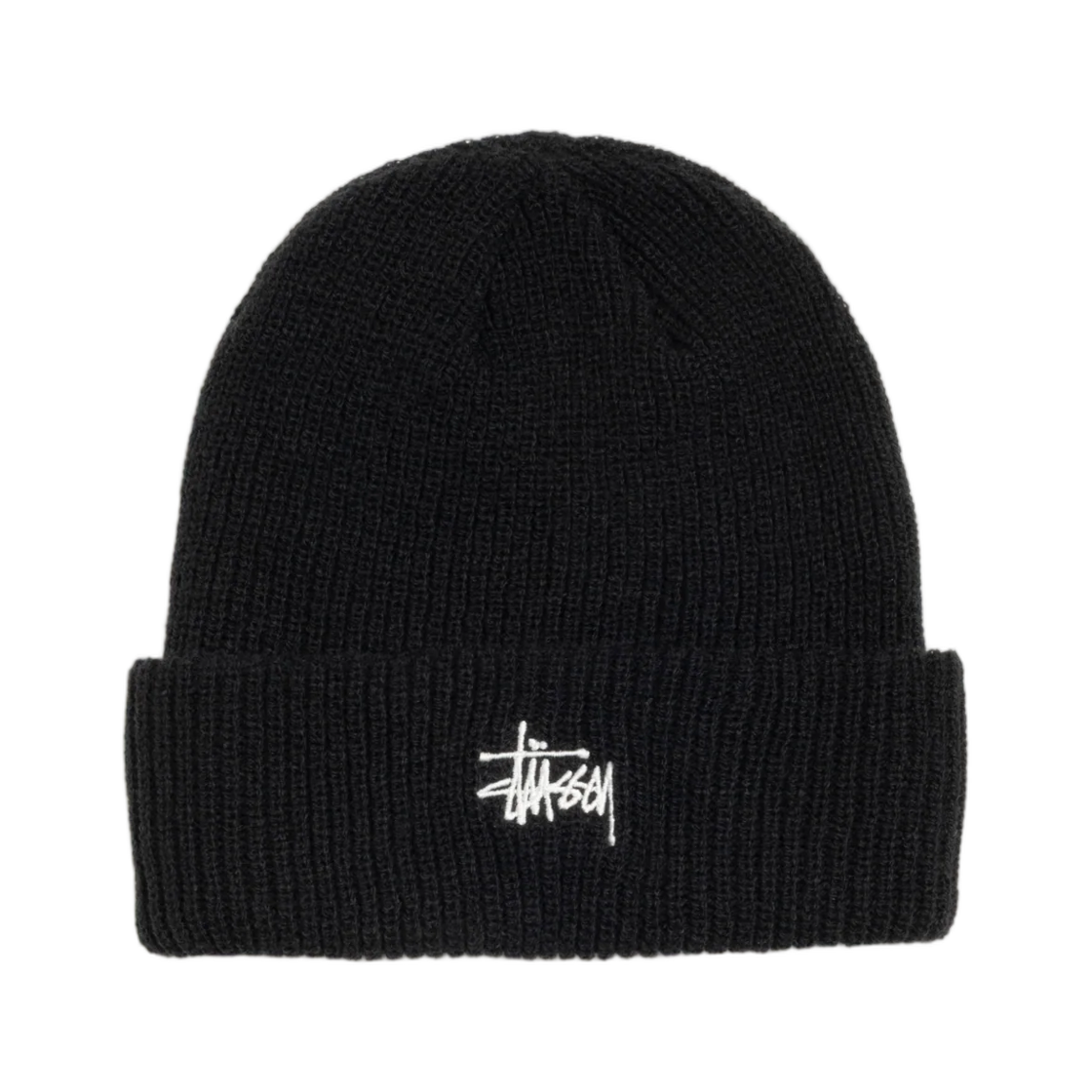 1321262 Stussy Basic Cuff Beanie Black